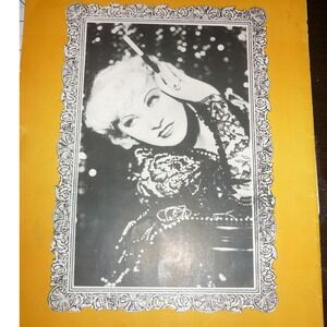 Vintage Marlene Dietrich Souvenir Program Cover 1940s Hollywood Glamour NY